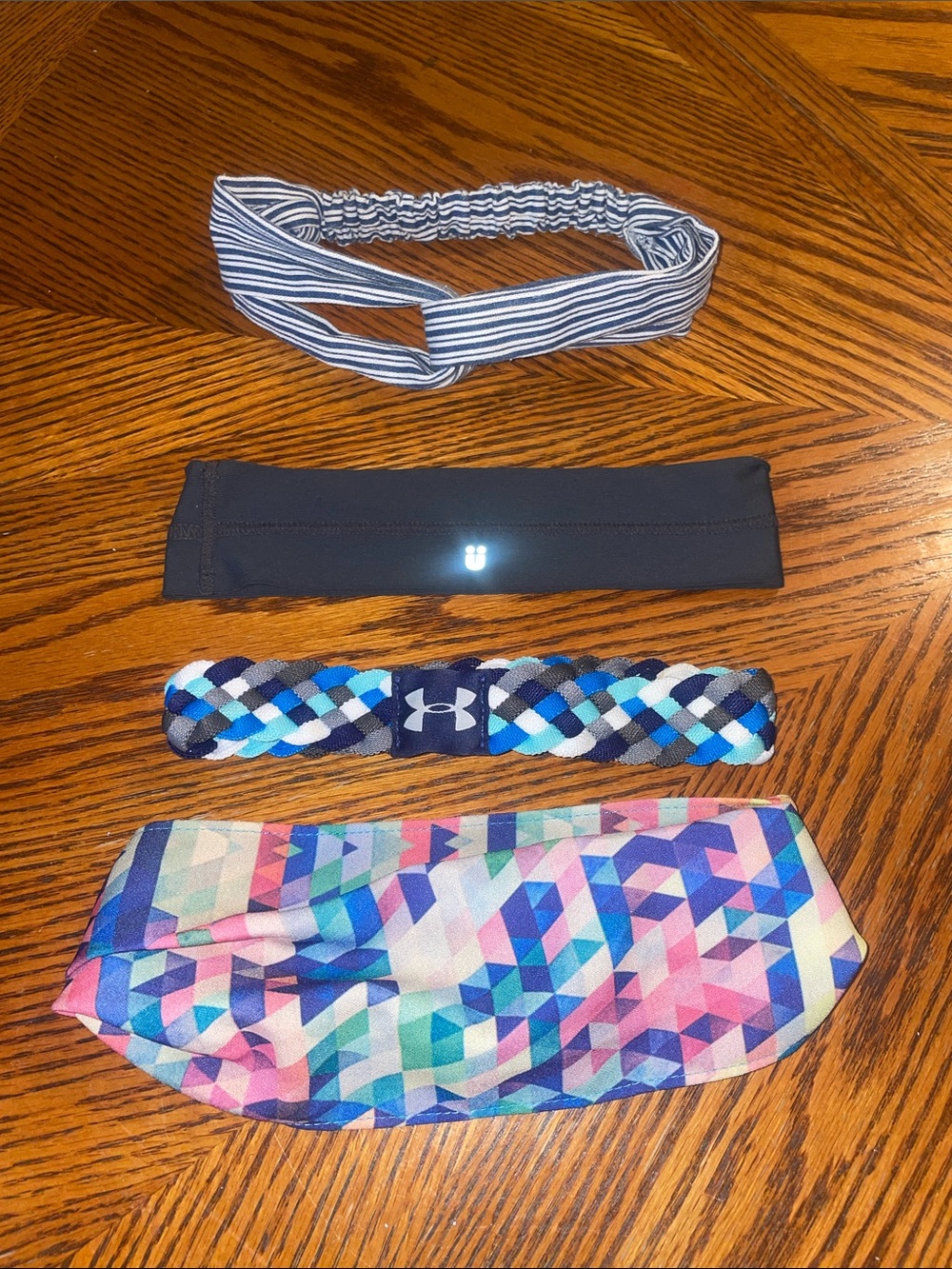 4 headbands - scunci & under amour